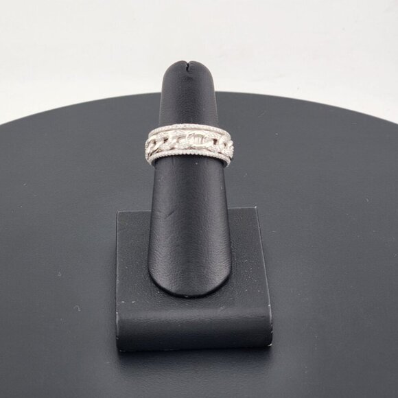 Brand New 925 Silver Spinner Ring – Unisex Meditation Band